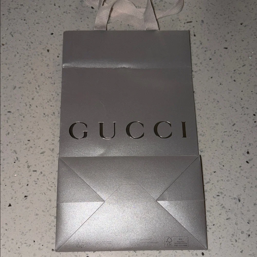 Gucci Metallic Silver Bag